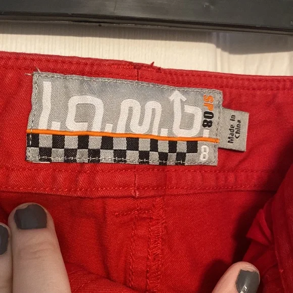 Red L.A.M.B. Pants - like denim - Picture 5 of 10
